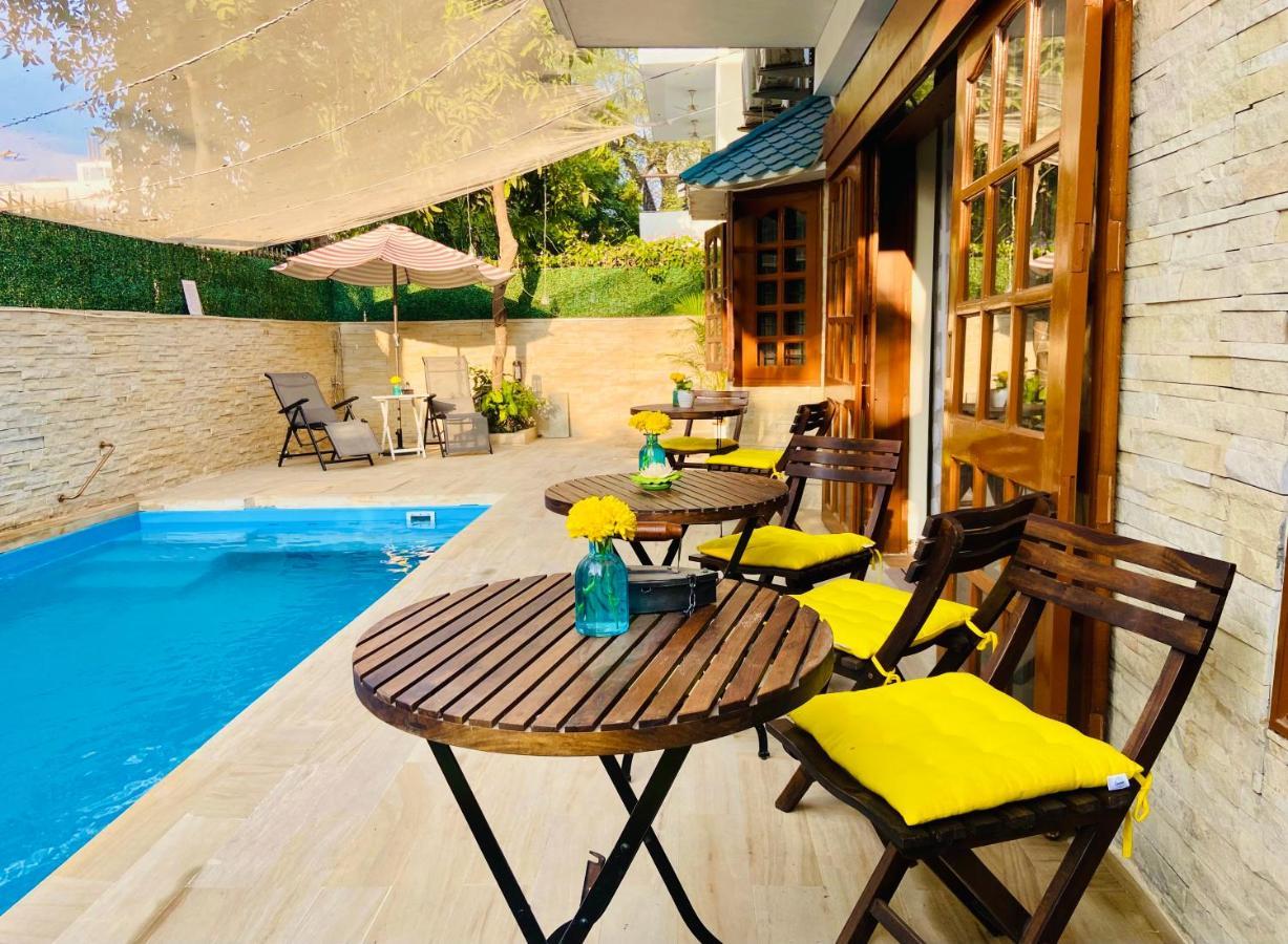 Roshani Pool Villa Gurgaon - 7Br #Privatepool #Villa #Bungalow #Garden #Staycation Kültér fotó